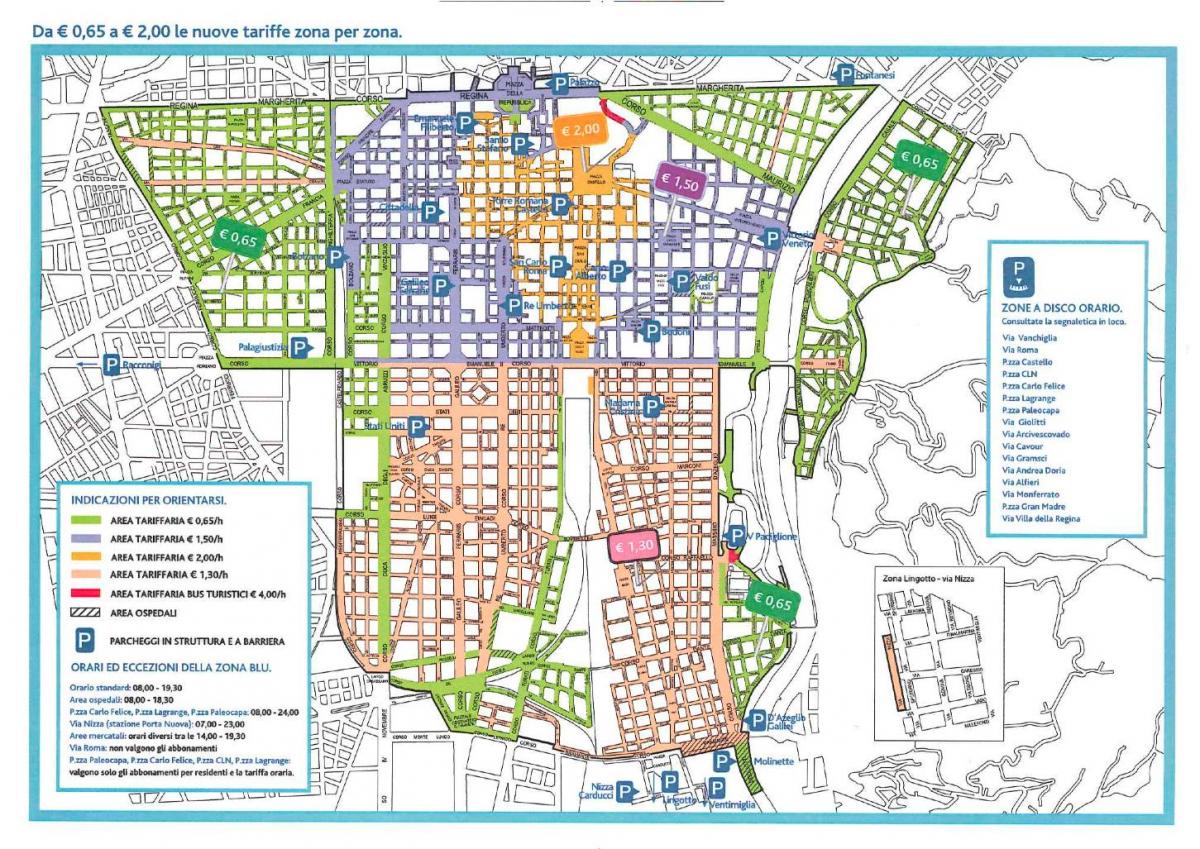 map of milan parking 