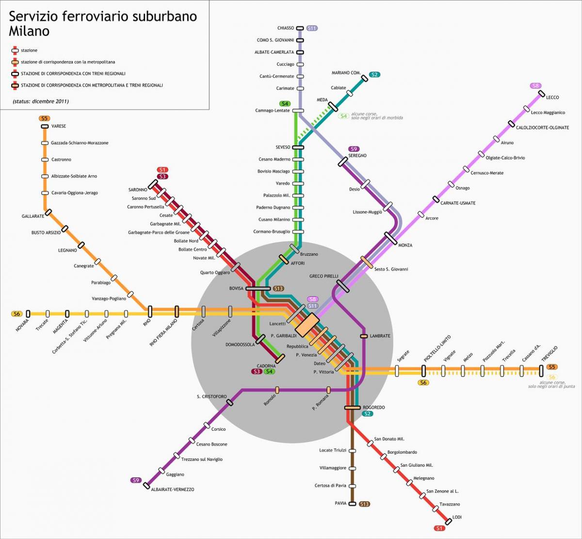 map of milan transit 