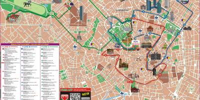 Map of milan bus route