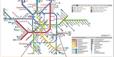 Milano train station map